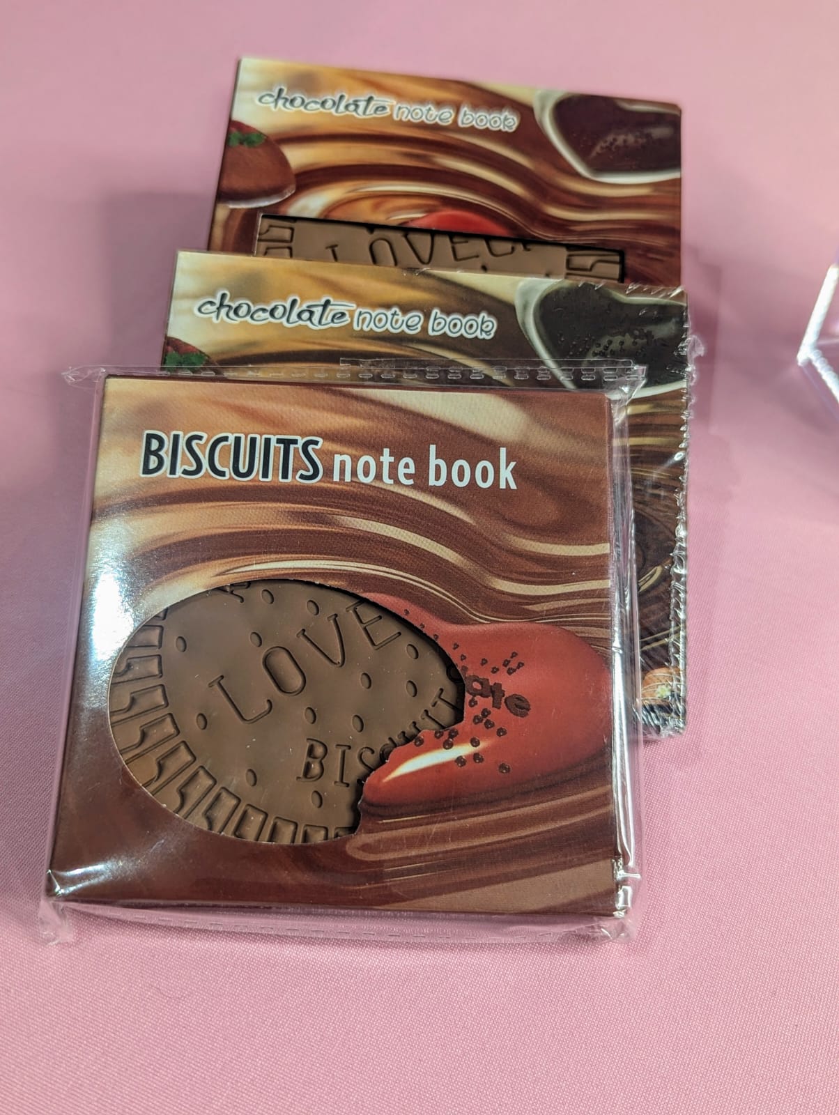 Chocolate scented notebook