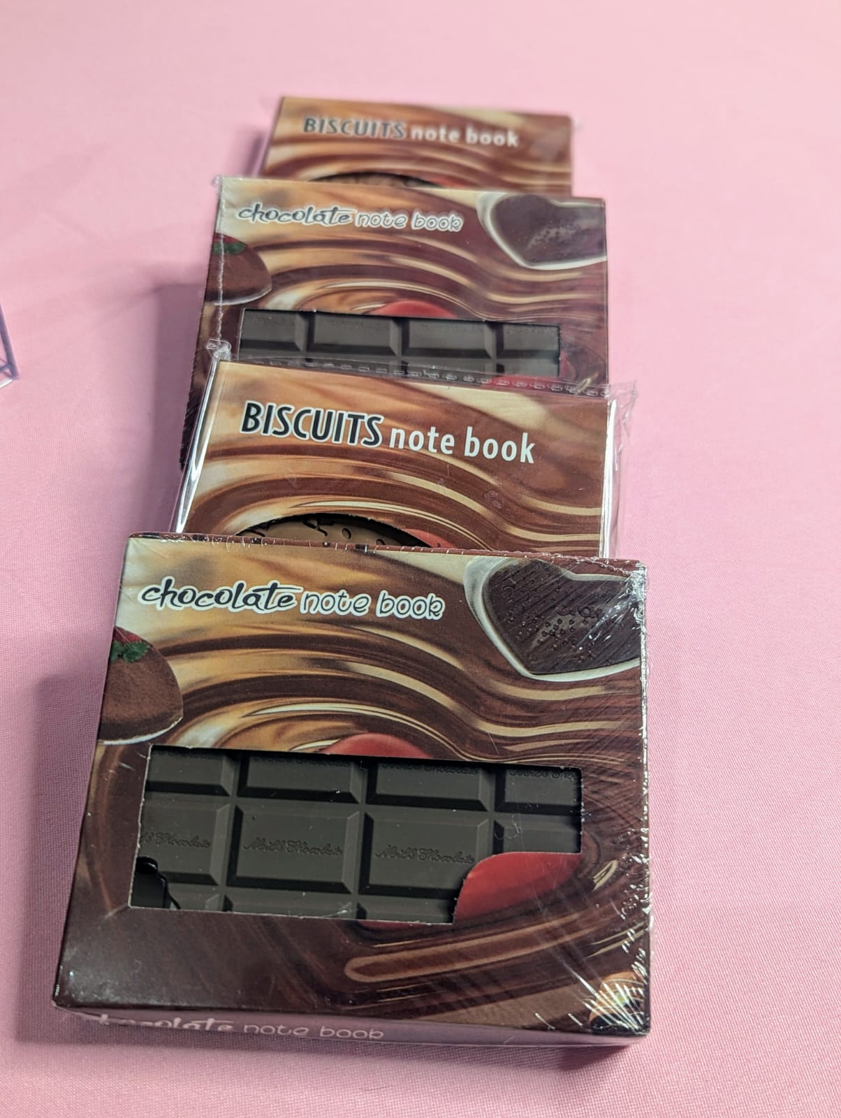 Chocolate scented notebook