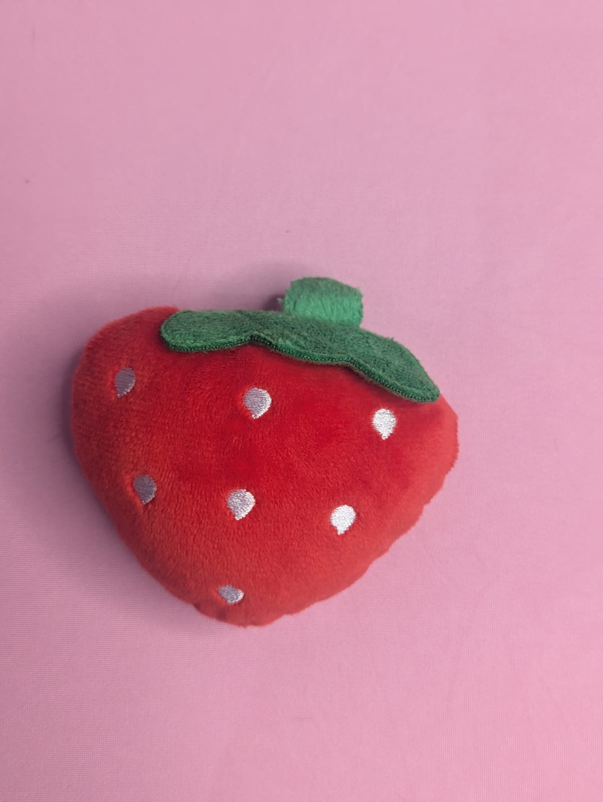 Strawberry dog toy