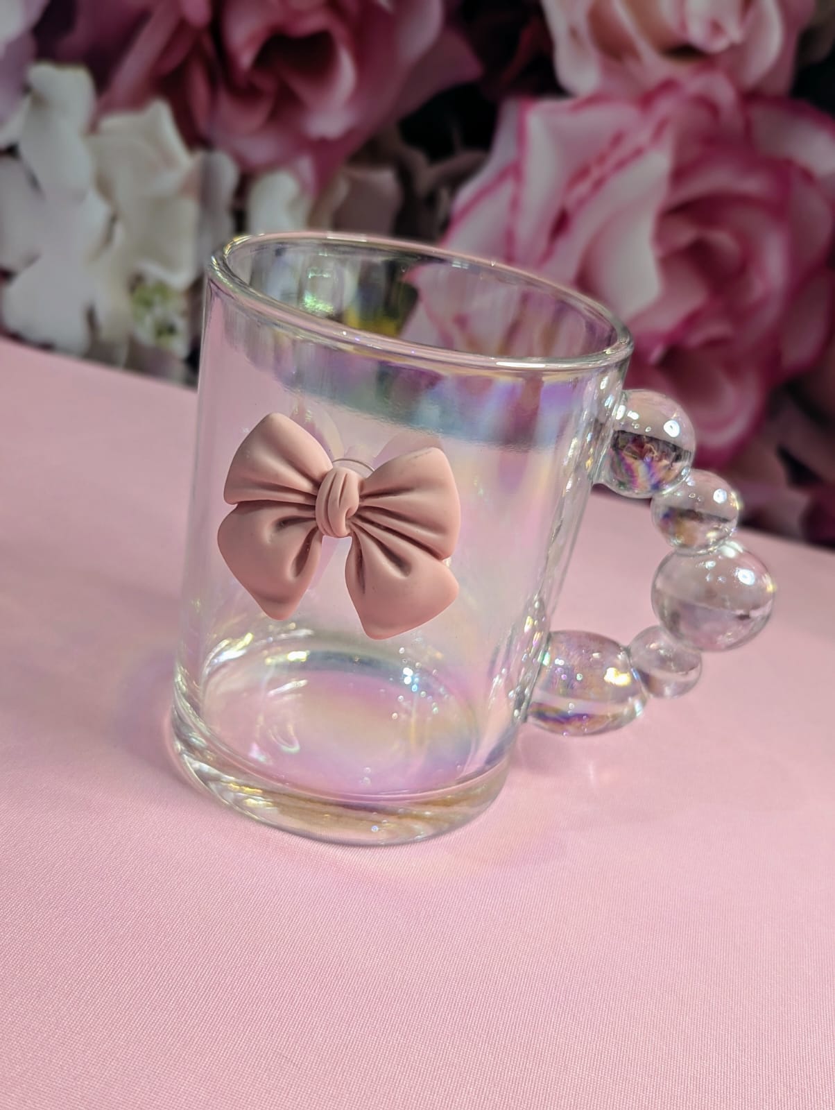 Bow glass cup