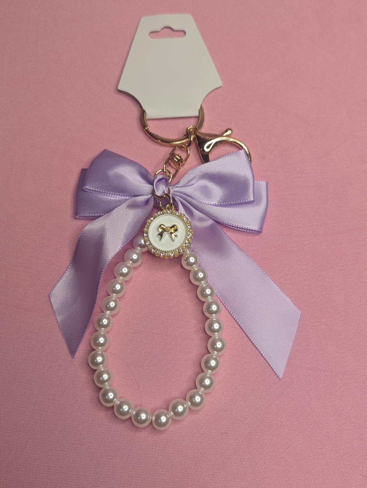 Lilac key chain